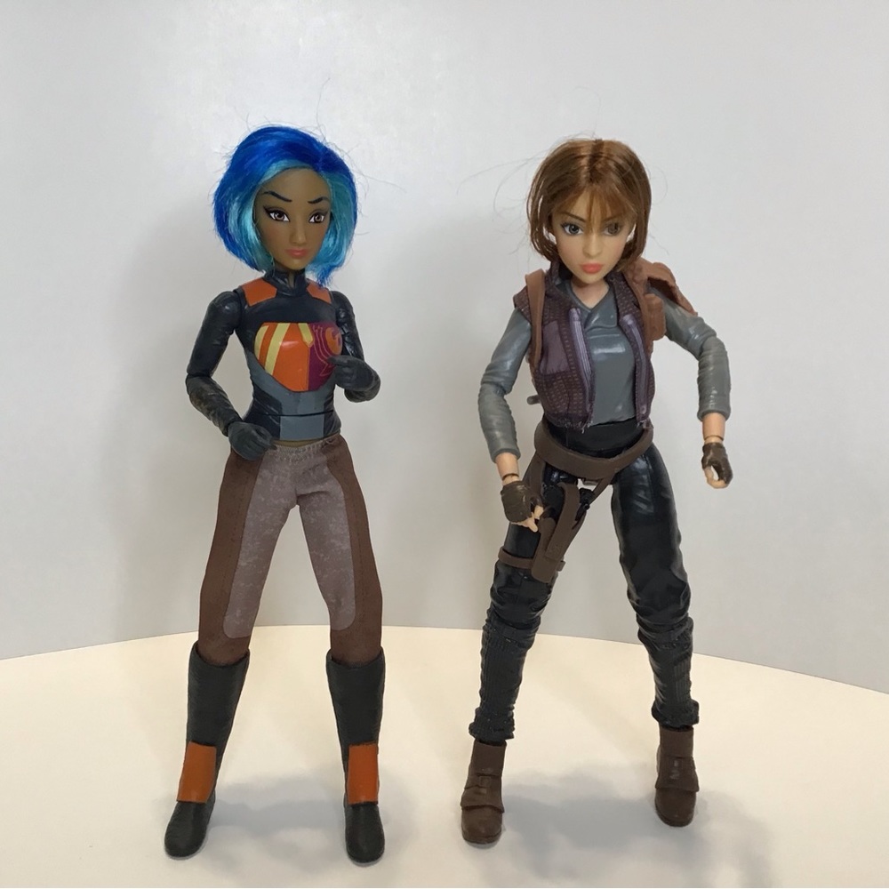 Lara Croft and Sabine Wren Action figure